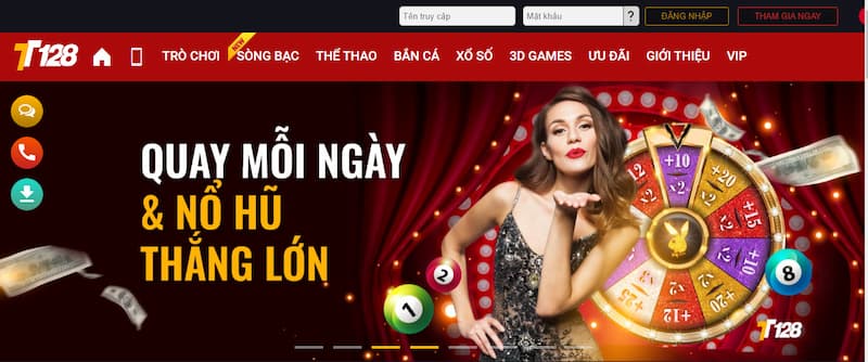TT128 Giao diện thiết kế nhà cái